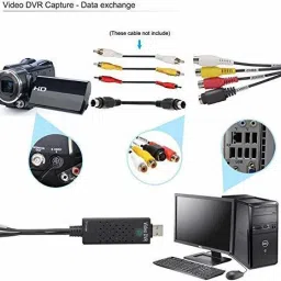 TERABYTE TV-out Cable EasyCap Video And Audio Capturing Device directly from TV image 4