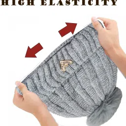 true indian Self Design, Solid Beanie image 3