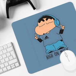 Eshaaver Cute Shinchan Mouse pad for Laptop computer Anti skid Gaming table mat mousepad Mousepad-18