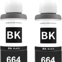 Ang Refill Ink Compatible Epson T664 L360 , L361, L365, L380 Black - Twin Pack Ink Bottle-24