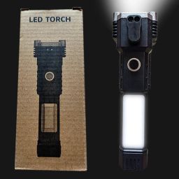 High power long lasting rechargeable best quality LED torchlight 4 hrs Torch Emergency Light-image-88