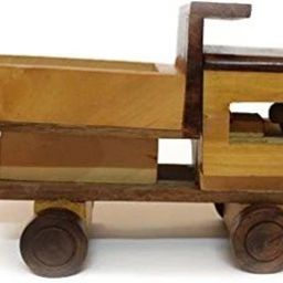 Wooden Mini Dumper Truck Toy showpiece-42