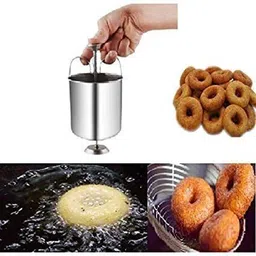 fivanio sdc Stainless Steel Medu Vada Maker Machine with Stand for Kitchen, Vada Maker-picture-29