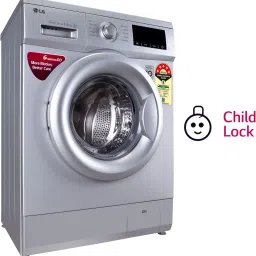 lg 6.5 kg with Inverter ,5 Star Fully Automatic Front Load with In-built Heater Silver image 3