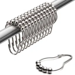 Silver Curtain Hooks Metal-6