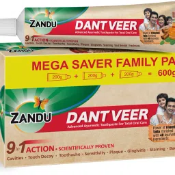 Dantveer, Indias 1st with Irimedadi oil, Fights 9 dental problems Toothpaste-66