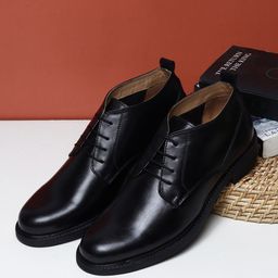 Teakwood Leathers Men Black Solid Formal Leather Derbys-image-56