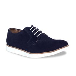 LOUIS STITCH Men Blue Suede Derbys-image-83