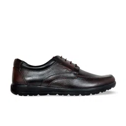 Allen Cooper Men Textured Memory Foam Leather Basics Derbys image 4