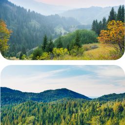 escope Pack fo 2 Nature Printed MousePad for Computer, PC, Laptop Mousepad-18