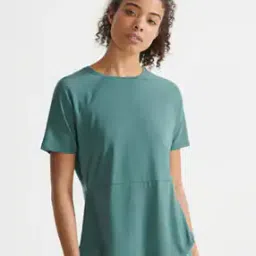 Train Crew-Neck T-shirt with Back Cutout-image-72