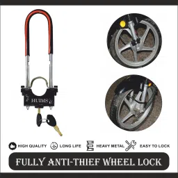 Bike Front Shocker Lock Wheel Lock SHW- High Quality Front Wheel,Shocker Lock With 2 Keys Wheel Lock-image-60