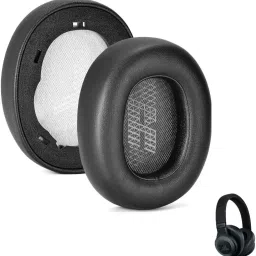 Crysendo Headphone Cushion For JBL E65BT, JBLE65BTNC,JBL 650BTNC Headphones (Black) Over The Ear Headphone Cushion-image-72