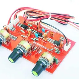 VOLUME,BASS, AND, TREBLE CONTROL EQUALISER WITH CONNECTING WIRES FOR AMPLIFIERS , HIGH QUALITY Electronic Components Electronic Hobby Kit-28