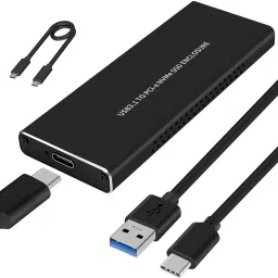 RuhZa NA 128 GB All in One PC's Internal Solid State Drive (SSD) (USB 3.1 Type C Gen 2 10Gbps NVMe , M.2 USB C to NVMe PCIe Adapter)-5