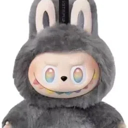 fortay Labubu Inspired Fluffy Plush Dolls – Cute Bunny Toy Set with Expressions - 12 mm image 5