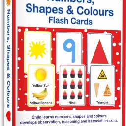 Meraki Babies_Large Size Flash cards_Numbers, Shapes & Colours - 32 cards-29