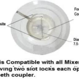 owo kitchen Set of 2 Stainless Steel Mixer Grinder Jar Mixer Juicer Jar image 3