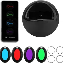 qawachh Wireless Strong Key Finder, One-Click Search ,1 Rf Transmitter and 4 Receivers Location Smart Tracker image 2