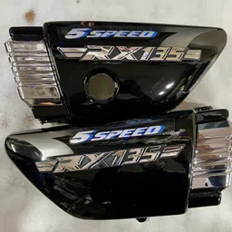 a.a.i Rx135 5Speed Battery Side Panel Set with Monogram Chrome Kit (Black) Bike Fairing Kit-picture-48