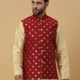 Floral Print Men Waistcoat-image-39