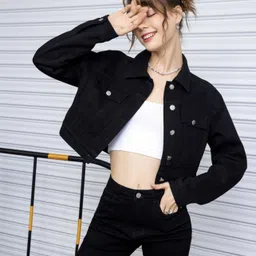 buynewtrend Women Solid Jacket-picture-5