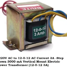 220V AC to 12-0-12 AC Current 3A -Step Down Power Transformer Electronic Components Electronic Hobby Kit-picture-10