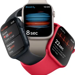 Apple Watch Series 8, 41mm GPS ECG app, Temperature sensor, IPX6, Fall/Crash Detection image 4