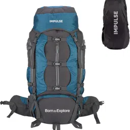 90 Litres Buckle Up Waterproof Rucksack Trekking Hiking Camping Outdoor Camps Luggage Bags Tour Travel Backpack with Rain Cover Rucksack- 90 L-image-41