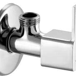 CUBE Angle Tap Brass For Bathroom and Kitchen Chrome Finish Angle Cock Faucet-image-36