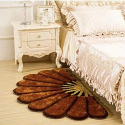 Brown Polyester Area Rug-33