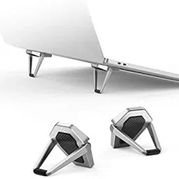 Buenovida Storia Portable Laptop Stand-2PCS With Adjustable Height (Sliver) Laptop Stand-image-42