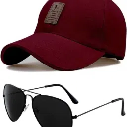 Applique, Self Design, Solid, Embellished Sports/Regular Cap-image-21