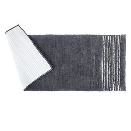OBSESSIONS Charcoal-Grey 1960 GSM Ultra Absorbent Anti-Skid Bathmat image 5