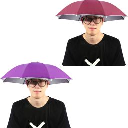 Hat Umbrella for Kids 2Pcs Cap Umbrella for Girls and Boys, Women, Men (a14) Umbrella-picture-13