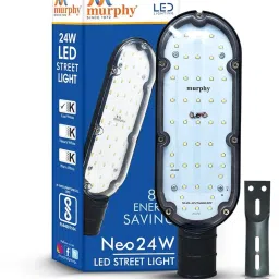 LED 24 Watts Ip-65 Bis Approved Waterproof Outdoor Street Light, Cool White Pack of 1 Street Light Outdoor Lamp-image-76