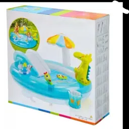 PLAY CENTER Inflatable (IND*66) Swimming Pool (Multicolor) Inflatable Swimming Pool-8