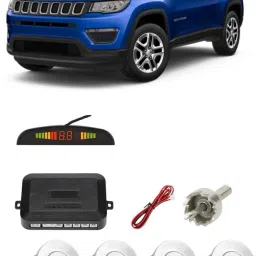 AB222 Silver Car Reverse Parking Sensor with LED Display 4 Sensor A222 Parking Sensor-24