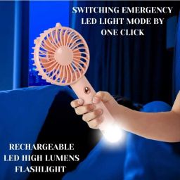 99Drops USB Rechargeable Personal Fan for Women, Makeup, Office, Travel, USB FanB Rechargeable Mini FanB USB Fan-image-1