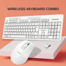zebion G1600 Next and Mouse Combo, 1200 DPI Mouse,Silent Click, Wireless Standard Laptop Keyboard Compatible with Desktop, Laptop image 3