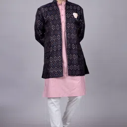 Ethzy Self Design Sherwani-image-12