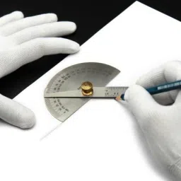 premium Degree Protector Arm Rule Professional Metal 0-180 Degrees 150mm Dial Indicator-75