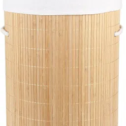 57 L Beige Laundry Basket-image-30