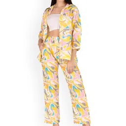 BAESD Abstract Printed Shirt & Palazzo-picture-31