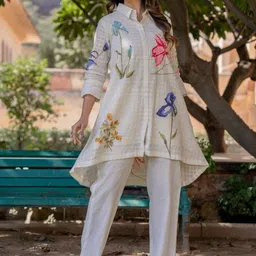 AUTUMN LANE Printed Pure Cotton Shirt & Trousers Co-Ord-picture-45