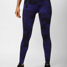 Reebok Women Fitness TS Lux Jacquard Patterned High Rise Tights-image-95