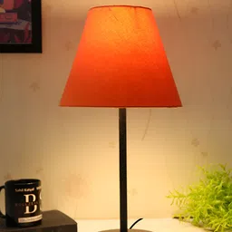 BTR CRAFTS Red 2 Pieces Frustum Table Lamp with Adjustable Cords image 3