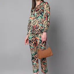 Justin Whyte Abstract Printed Top & Trousers image 5