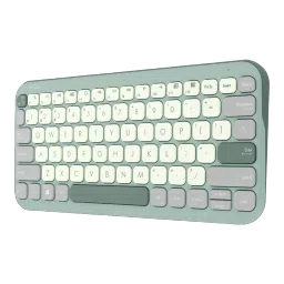 ASUS Marshmallow KW100-GTL Bluetooth 5.0 Wireless Keyboard with Up to 3 Devices Connectivity (1.6mm Travel Distance, Green Tea Latte) image 3