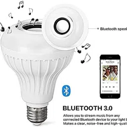 NIMG Color changing LED Music Smart Bulb with Bluetooth Speaker AND Remote Control Smart Bulb image 5